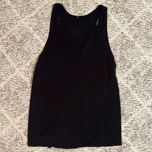 Lululemon black cotton tank size 4